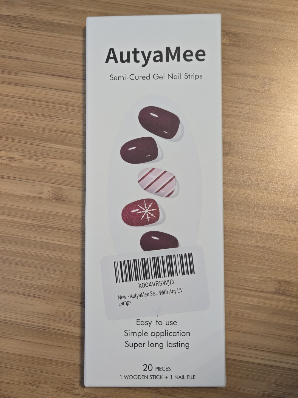 Semi-Cured Gel Nail Strips - Holiday Set